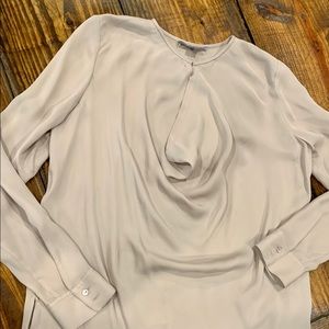 Vince 100% Silk long sleeve Blouse